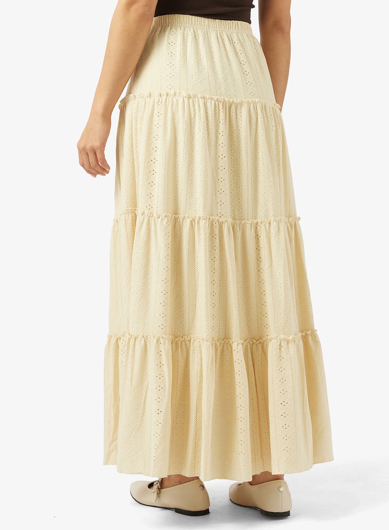 Ginger Openwork Tiered A Line Skirt - Image 3